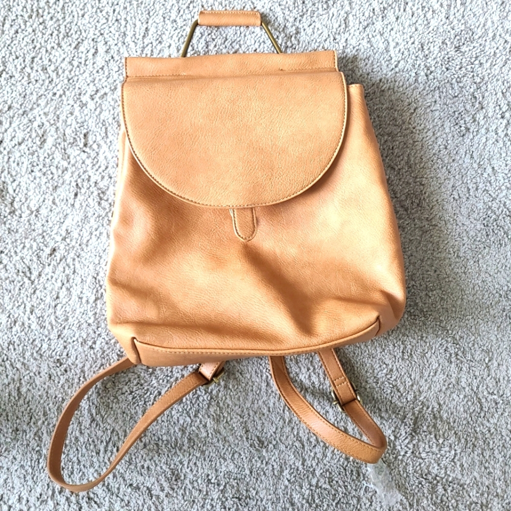 Brand new camel color backpack